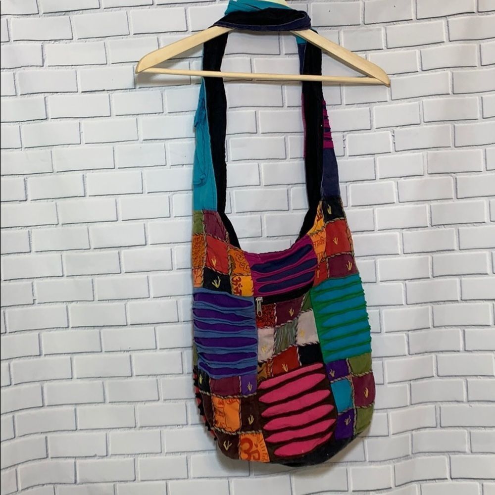 Rising International Patchwork Tote Should - image 3